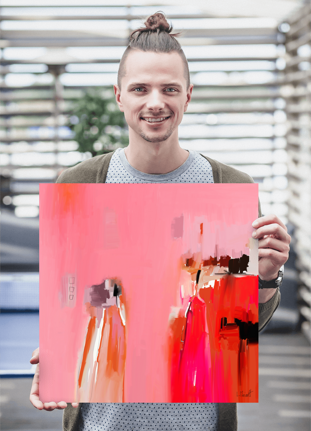 Negotiation - abstract poster 707