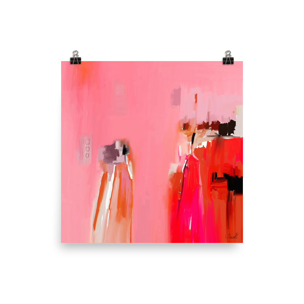 Negotiation - abstract poster 707